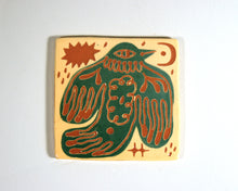 Load image into Gallery viewer, GREEN BIRD / TILE
