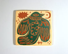 Load image into Gallery viewer, GREEN BIRD / TILE